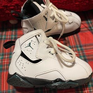 Kids White High-Top Sneakers